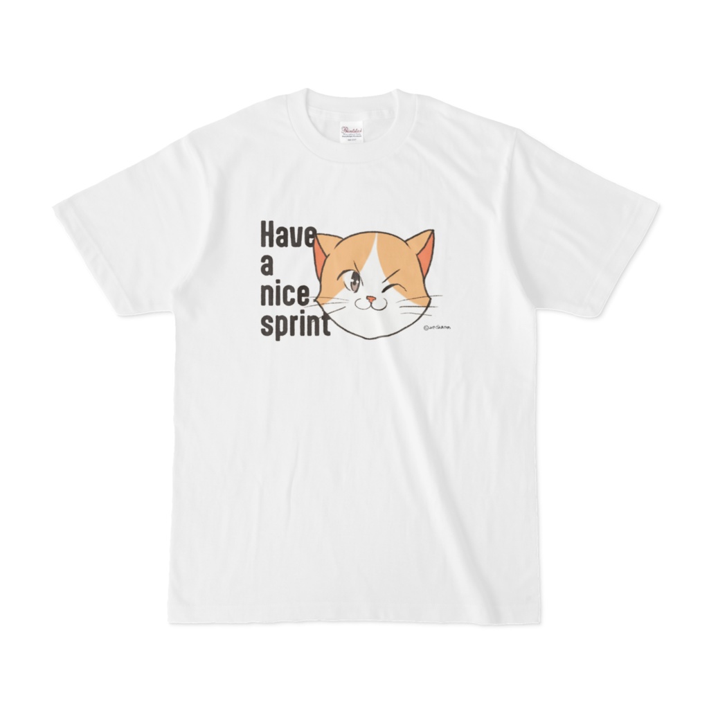 Raindrop Sprinters T-shirt ﾈｺﾁｬﾝウィンクTシャツ