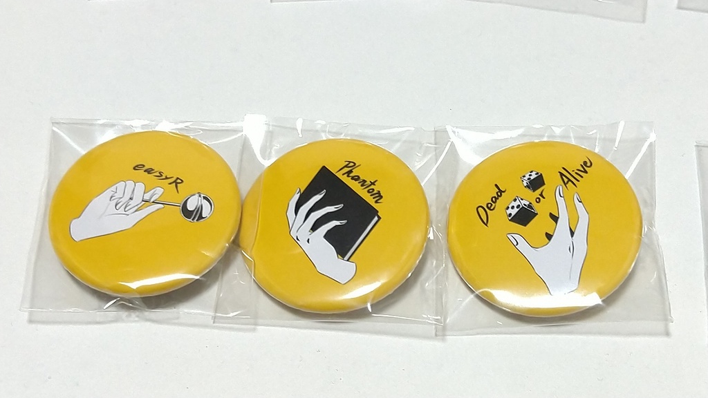 【ヒプマイ】モチーフハンド缶バッチ