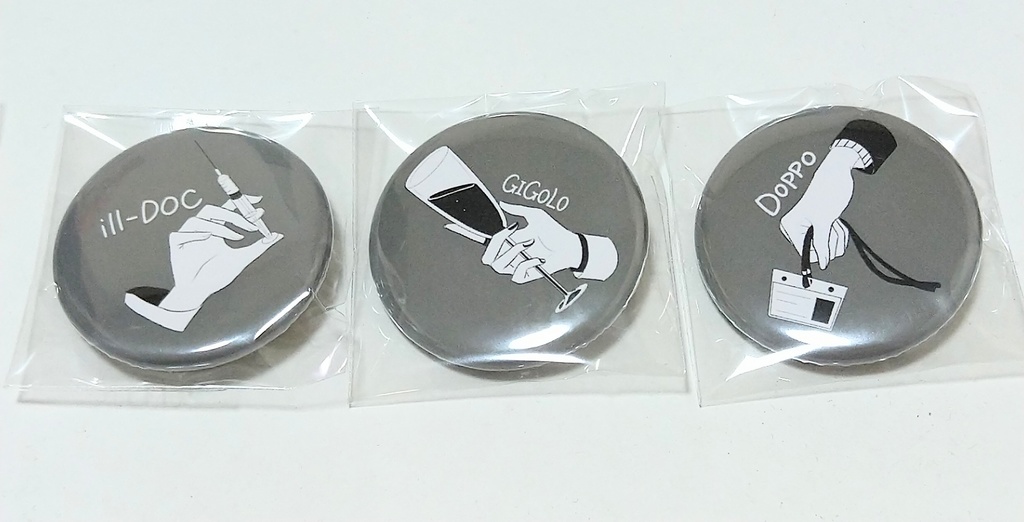 【ヒプマイ】モチーフハンド缶バッチ