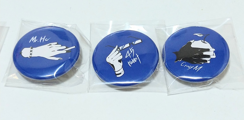 【ヒプマイ】モチーフハンド缶バッチ