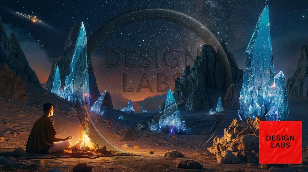 DesignLabs – SFクリスタル風景(デジタルアートパック) / DesignLabs – Sci-Fi Crystal Landscapes (Digital Art Pack)
