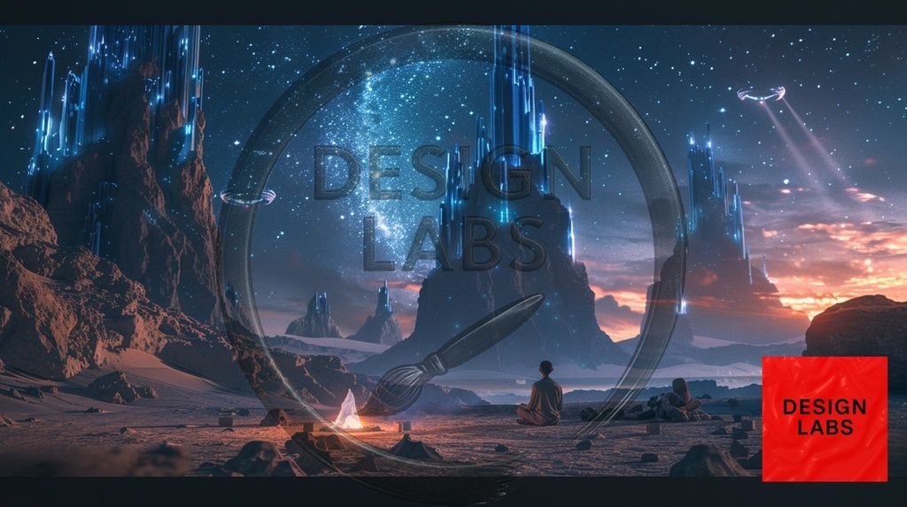 DesignLabs – SFクリスタル風景(デジタルアートパック) / DesignLabs – Sci-Fi Crystal Landscapes (Digital Art Pack)