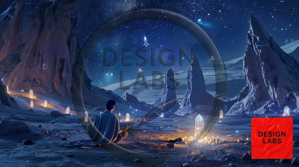 DesignLabs – SFクリスタル風景(デジタルアートパック) / DesignLabs – Sci-Fi Crystal Landscapes (Digital Art Pack)