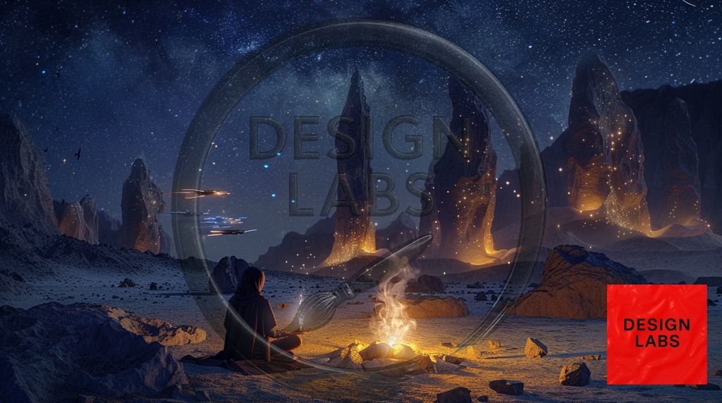 DesignLabs – SFクリスタル風景(デジタルアートパック) / DesignLabs – Sci-Fi Crystal Landscapes (Digital Art Pack)