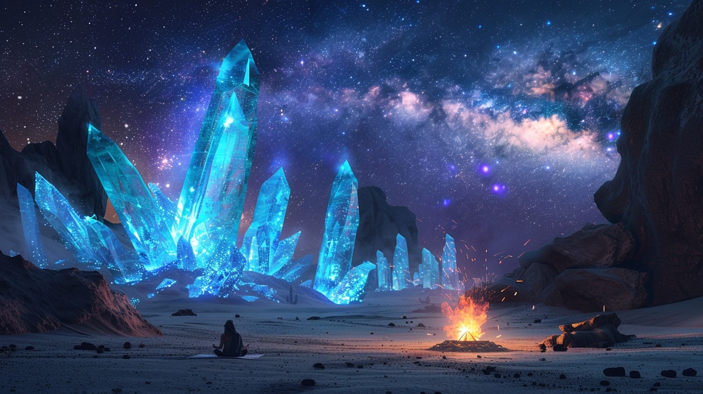 Free Wallpaper – Meditation by Crystal Fire