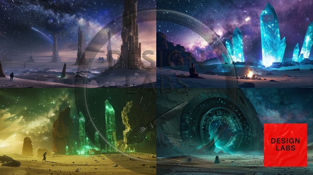 Sci-Fi Desert Pack – 10 HD Wallpapers (1456×816 px)