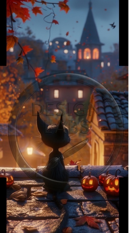 “Chibi Cats Halloween World 4K Pack” (チビキャットのハロウィンワールド 4K パック)