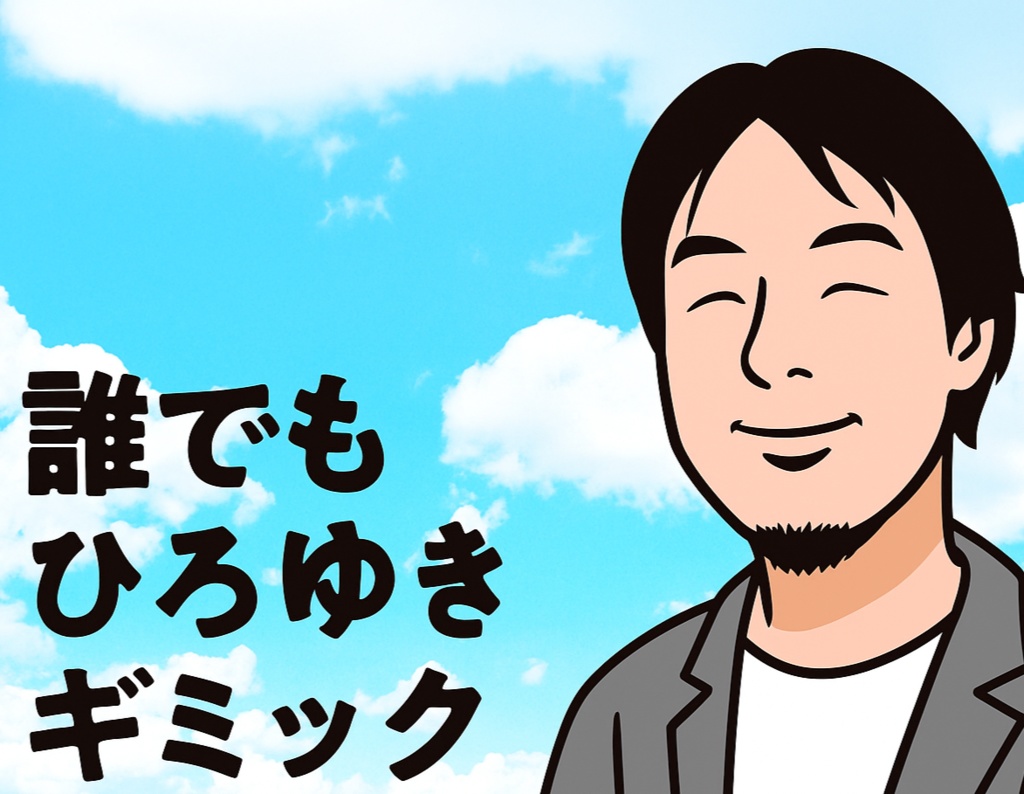 誰でもひろゆきギミック
