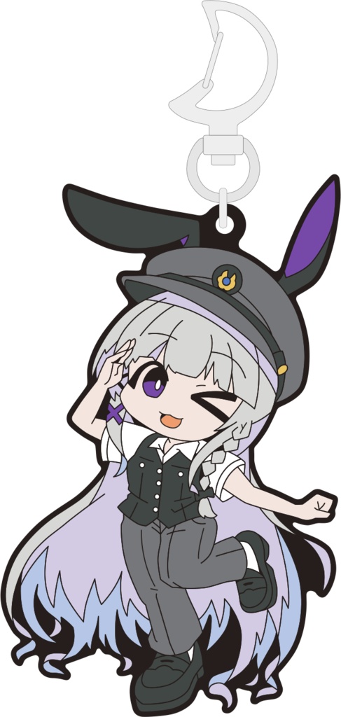 銚子電鉄×黒兎ウル ラバーストラップ -夏服.ver-