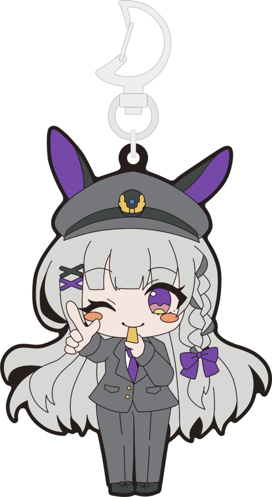 銚子電鉄×黒兎ウル ラバーストラップ -冬服.ver-