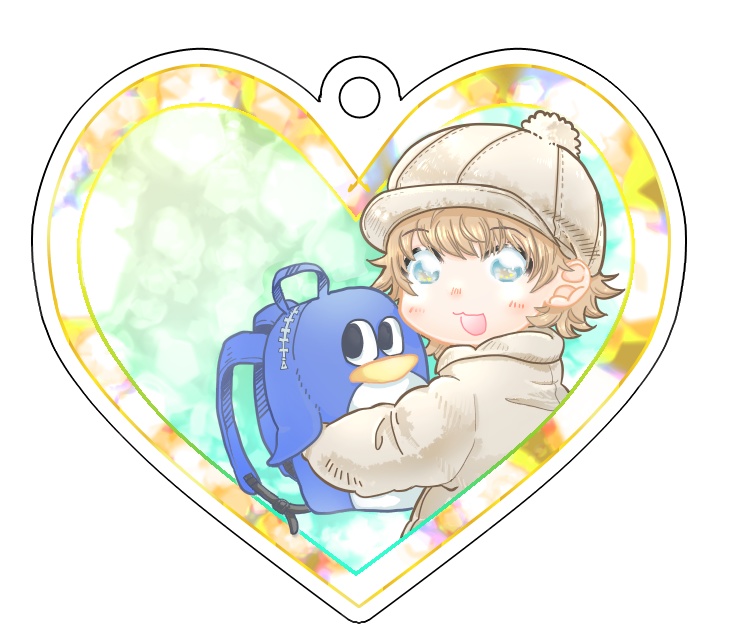 じょしゅけ(３) ハートホロアクキー