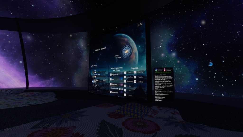 Sleep In Space ( VRChat World ) PC/Quest