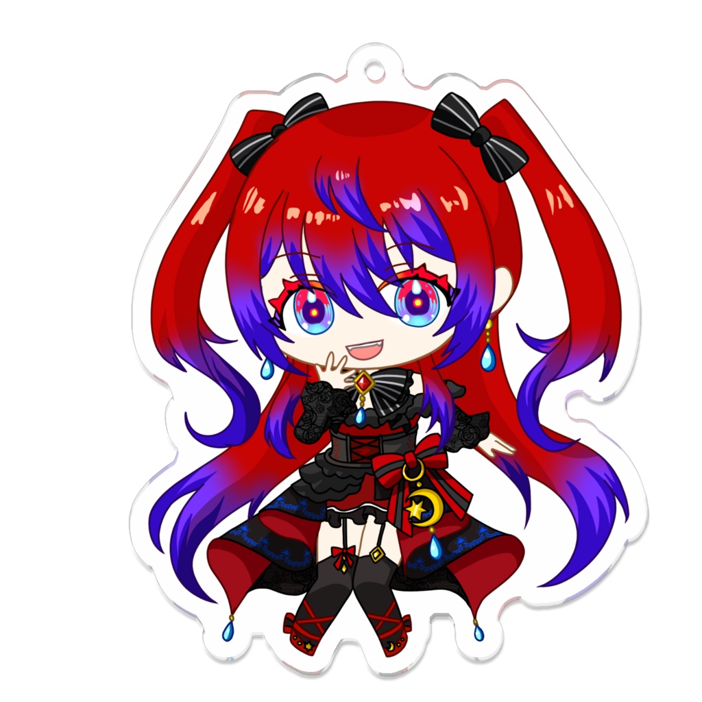 雨蜜れいん ミニキャラアクキー