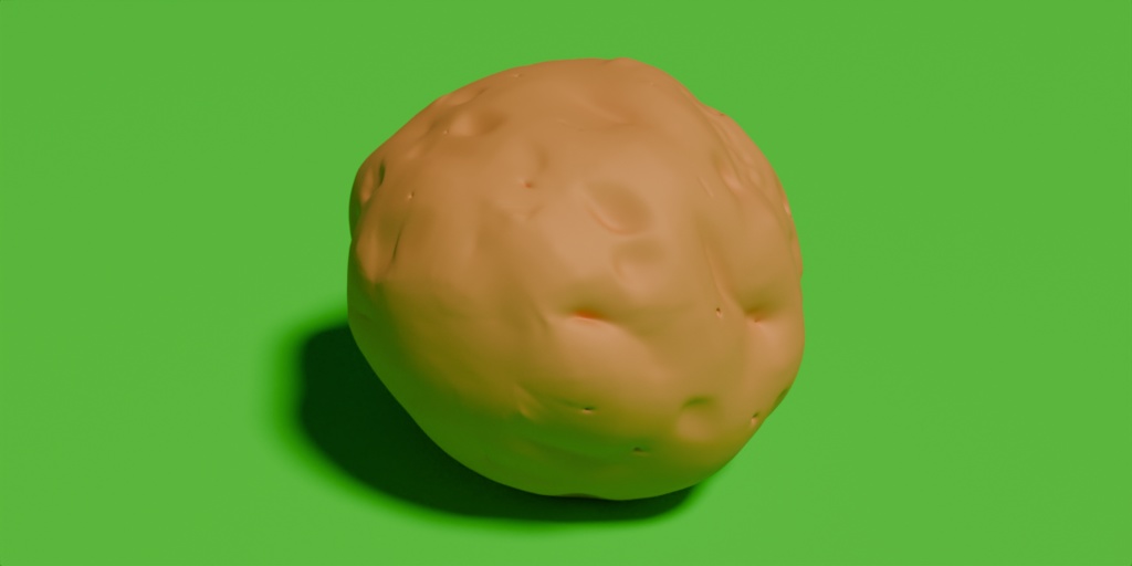 じゃがいも　3Dモデル