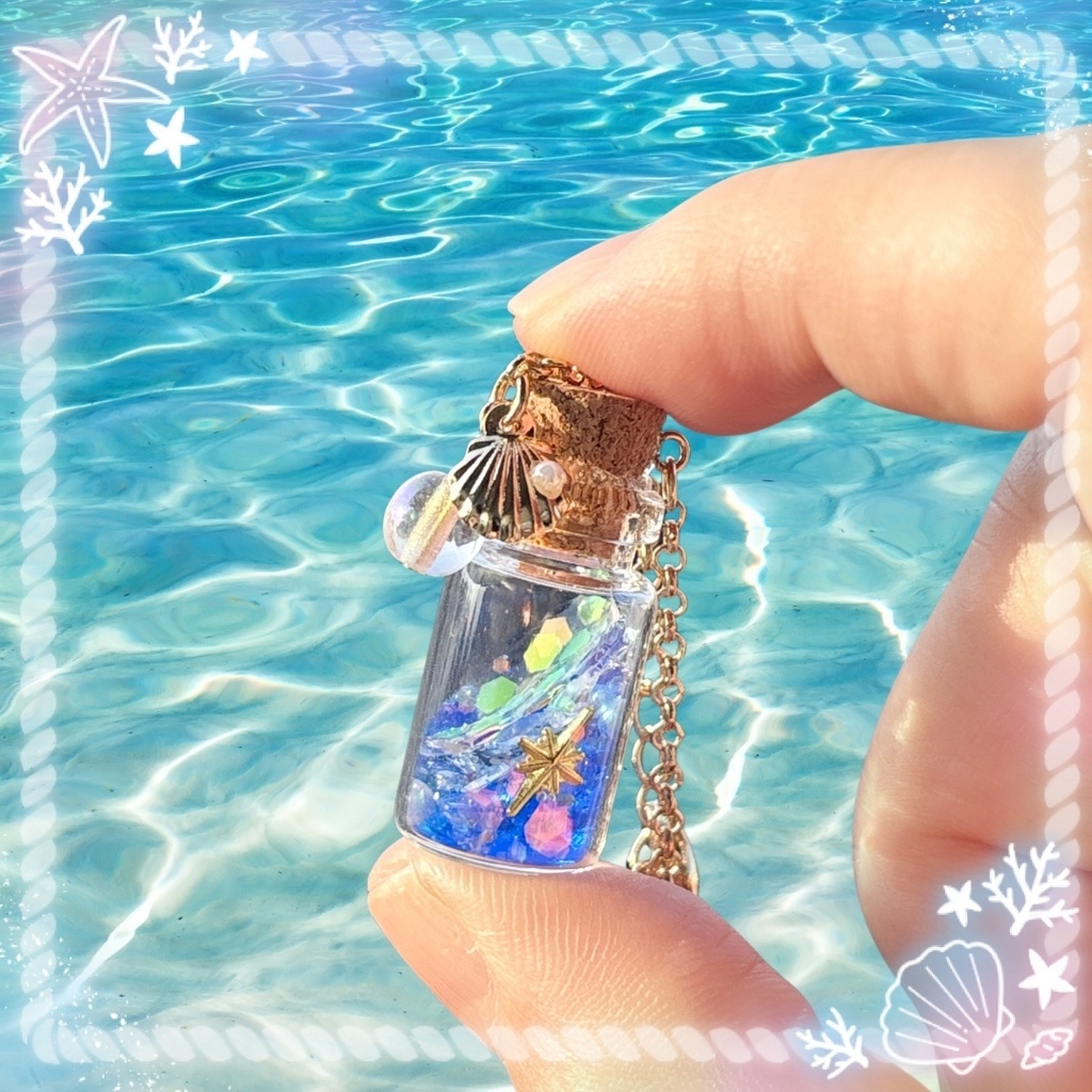 海を入れたポシェット