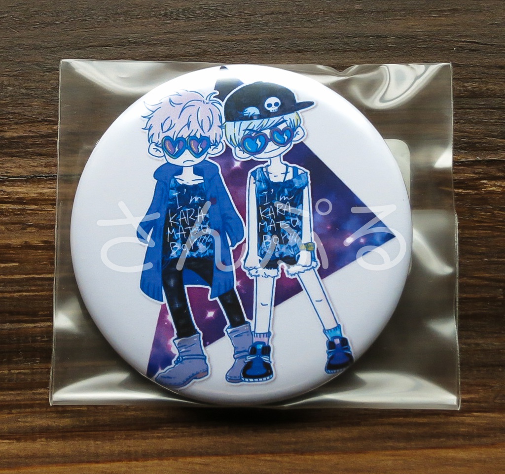 色松のカラ松BOY 缶キーホルダー