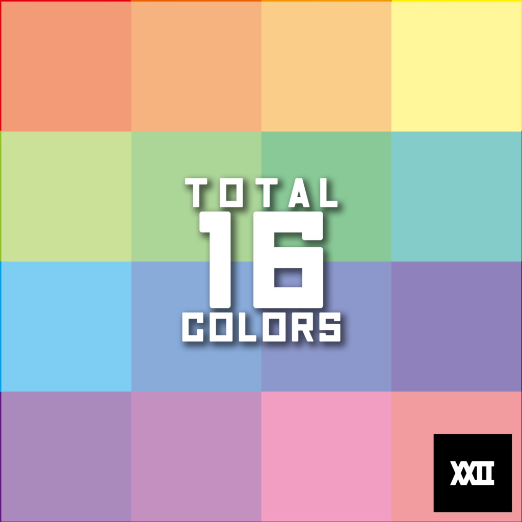 【VRoid】パステル制服シャツ(長袖) 全16色【ついんてえる】