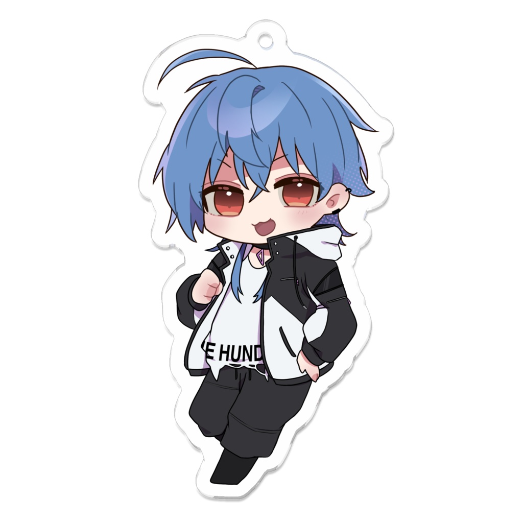 にのまえアクリルキーホルダー