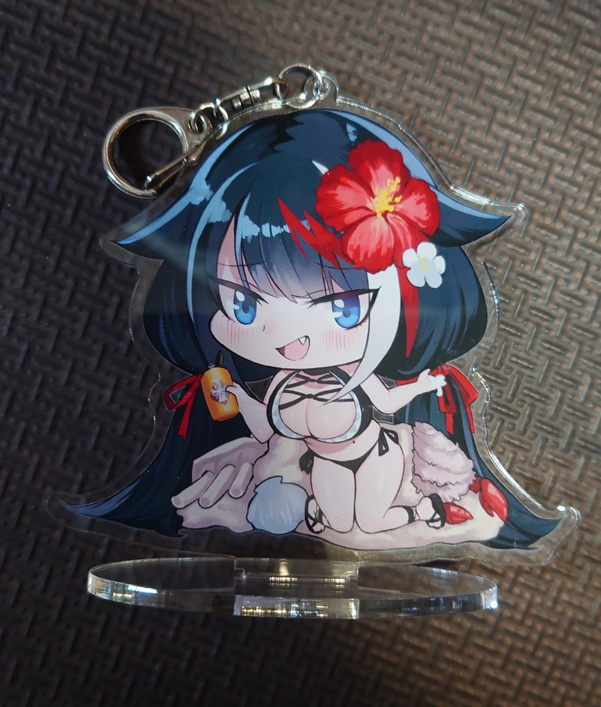 台座つきアクリルキーホルダー