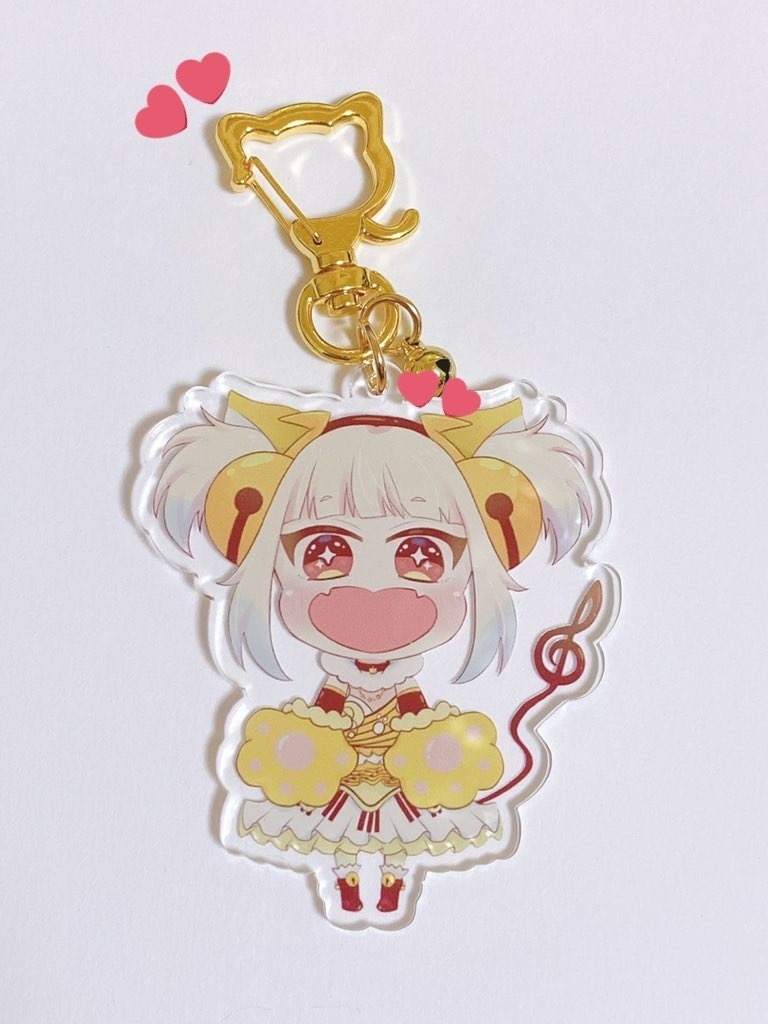 おやつちょうだいアクリルキーホルダー