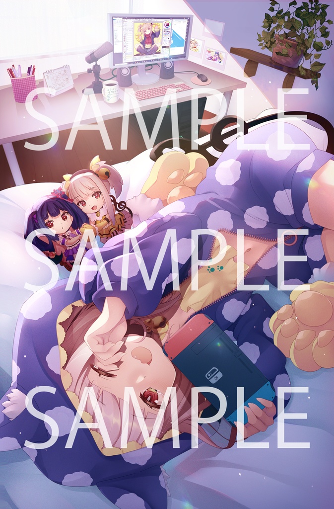 B2タペストリー(ルームウェアのすがた)