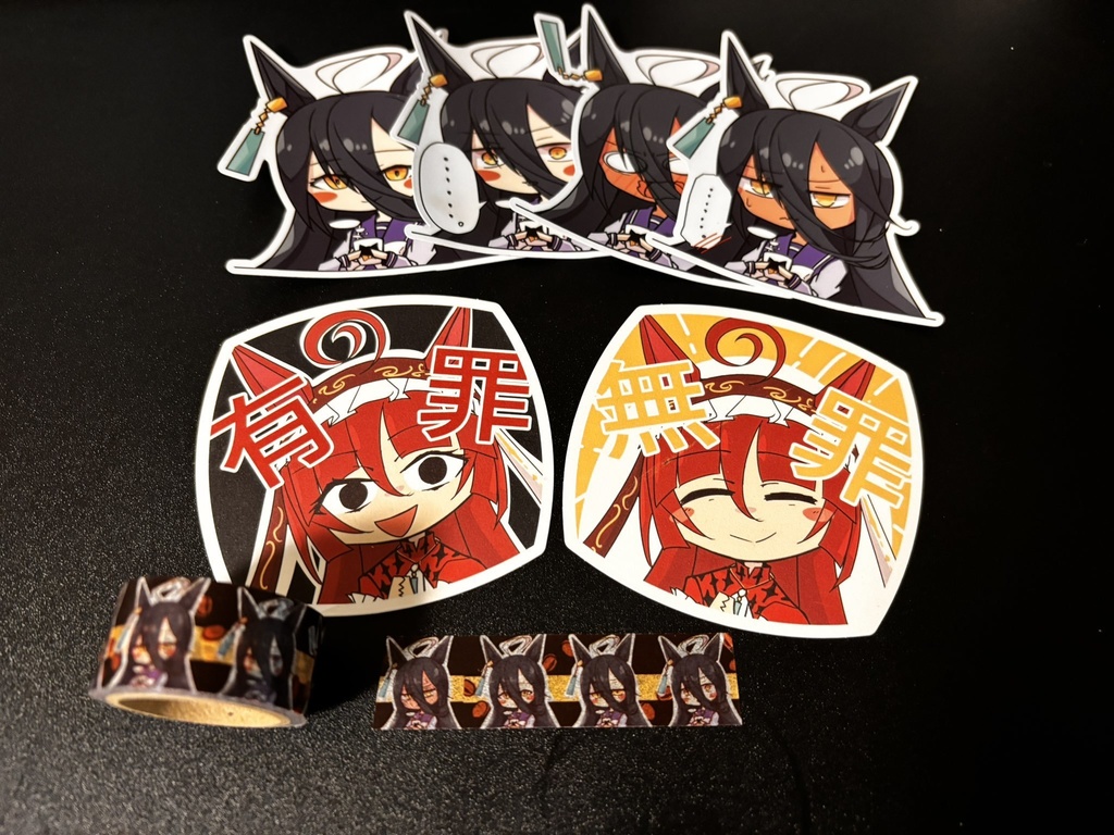 C107ステッカー、マステセット