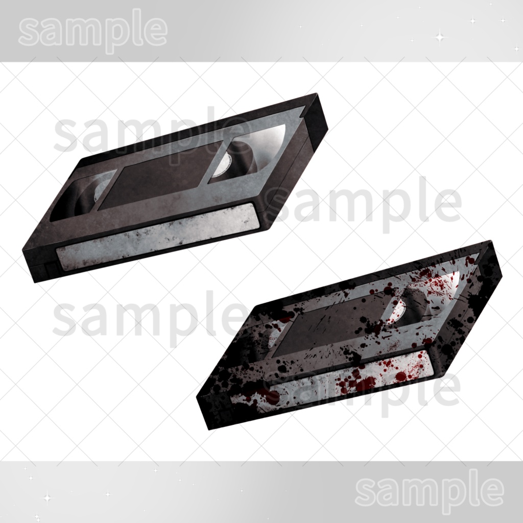 【イラスト素材】レトロ小物【現代小物】