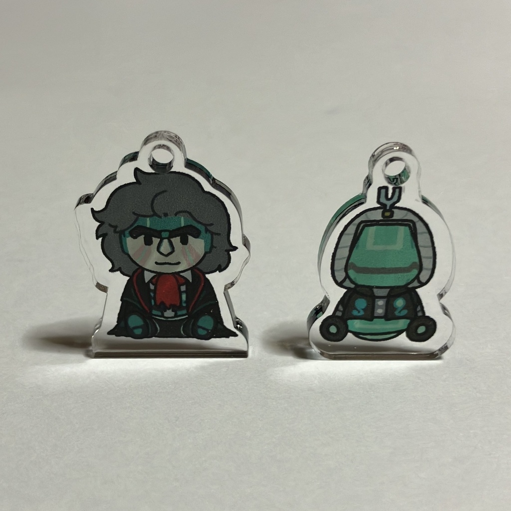 🌏🎼自立"風"アクリルキーホルダー