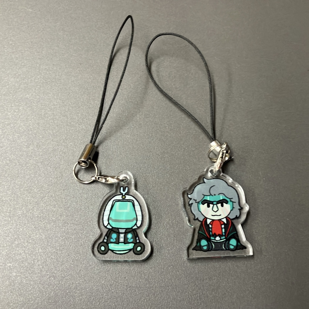 🌏🎼自立"風"アクリルキーホルダー