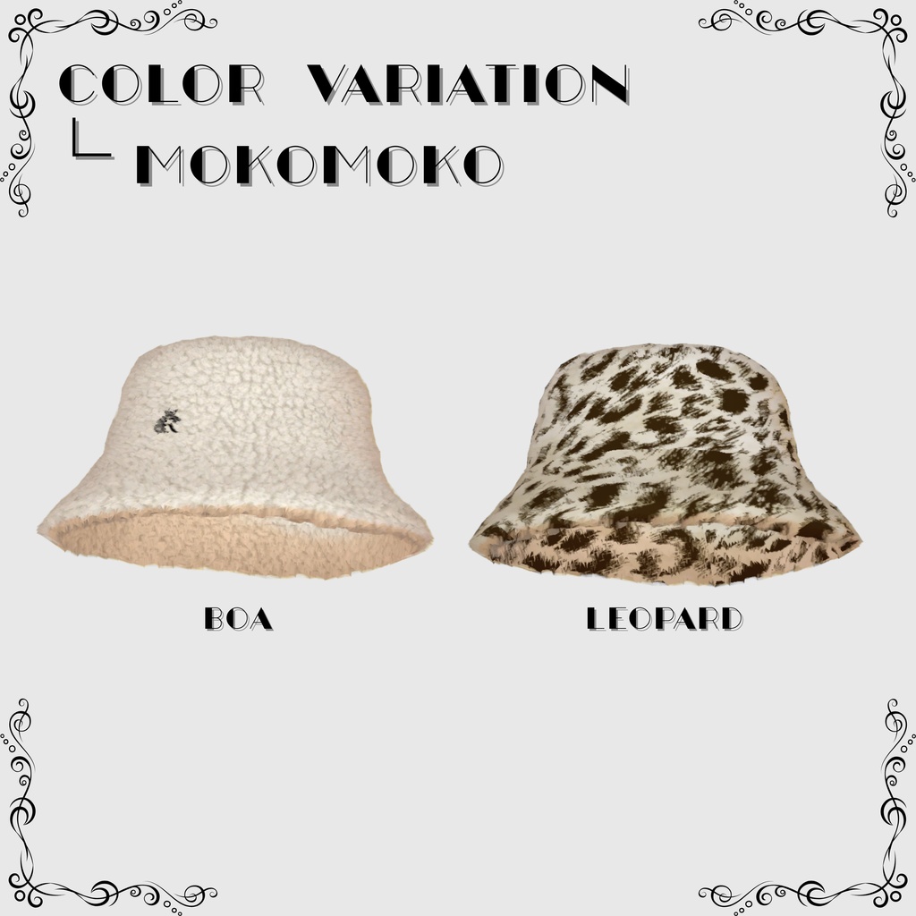 【4アバター対応】Ensemble Buckethat【MA設定済み】