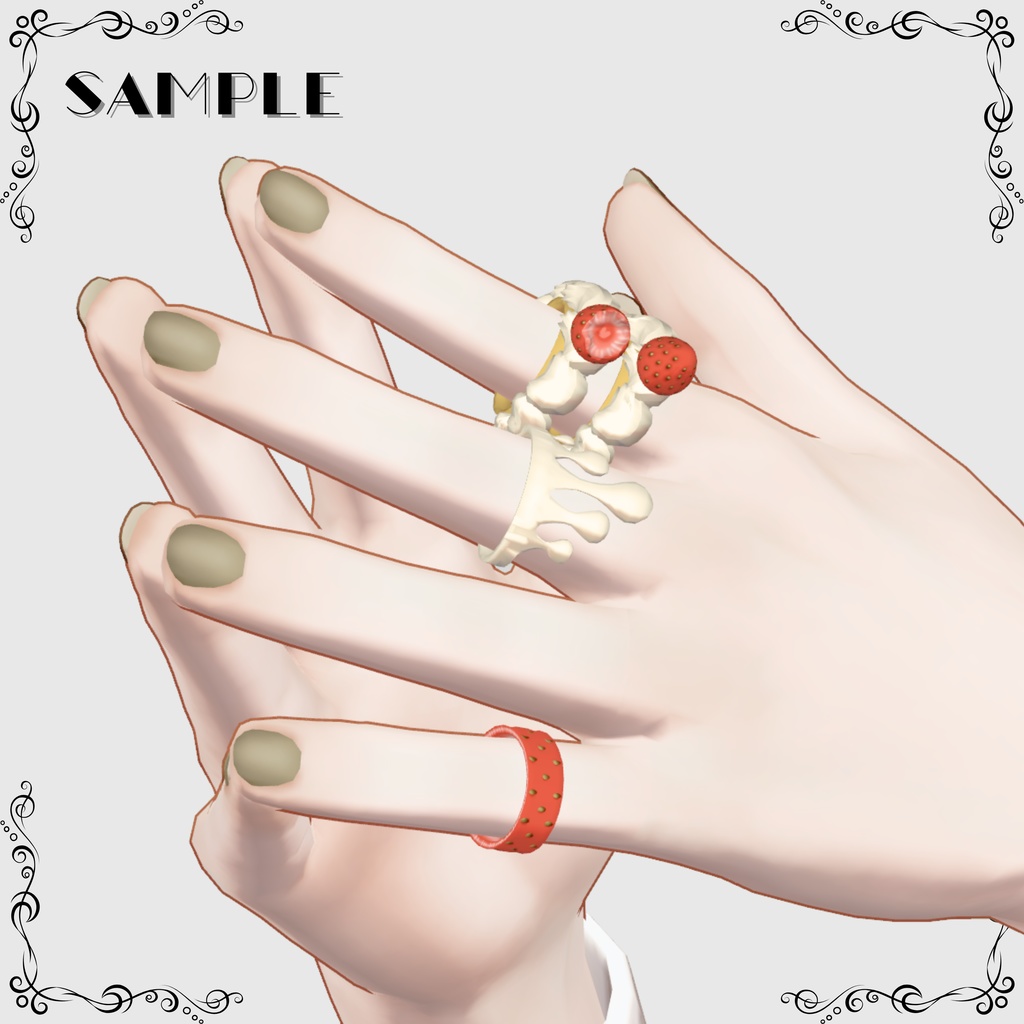 melty strawberry ring【MA設定済み】