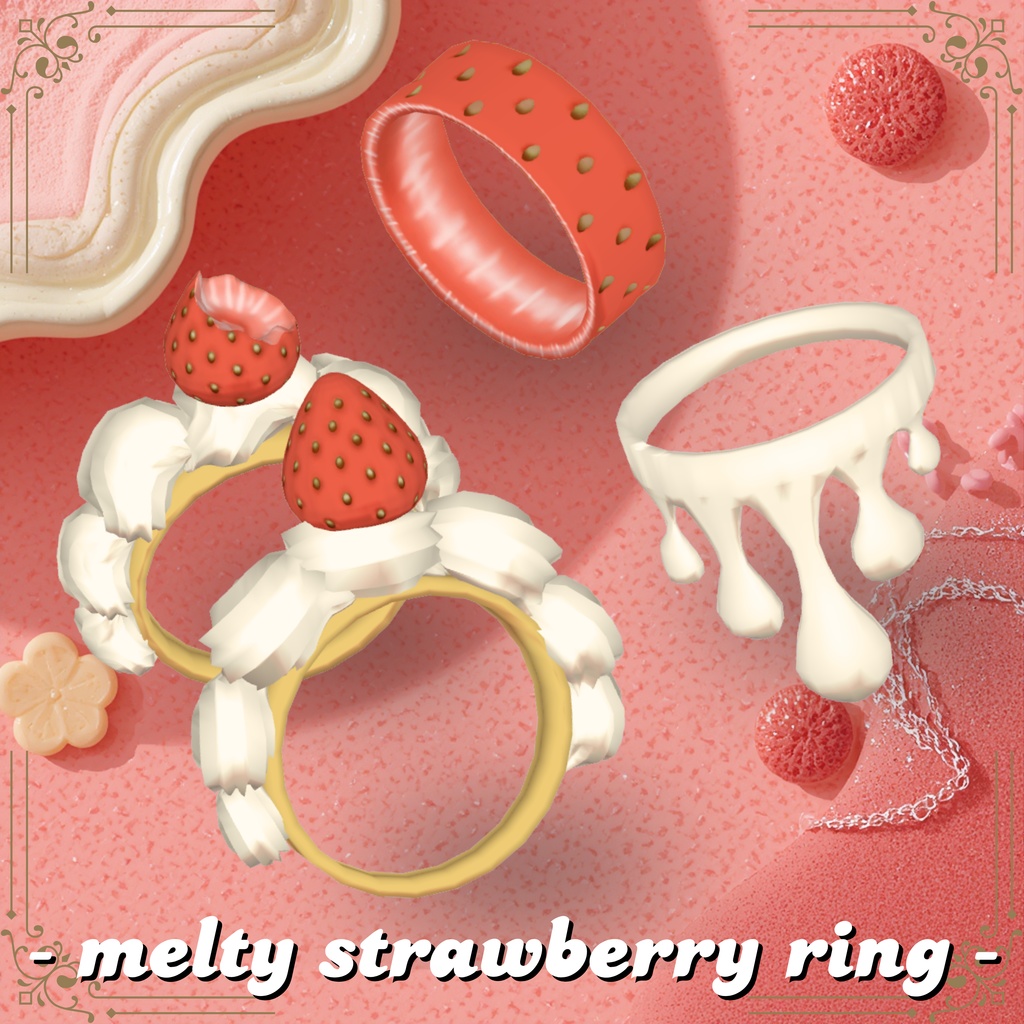 melty strawberry ring【MA設定済み】