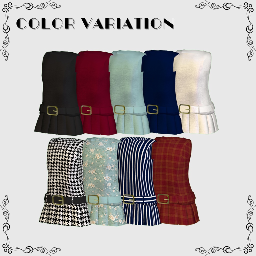 【複数アバター対応】Serene dress【MA対応】