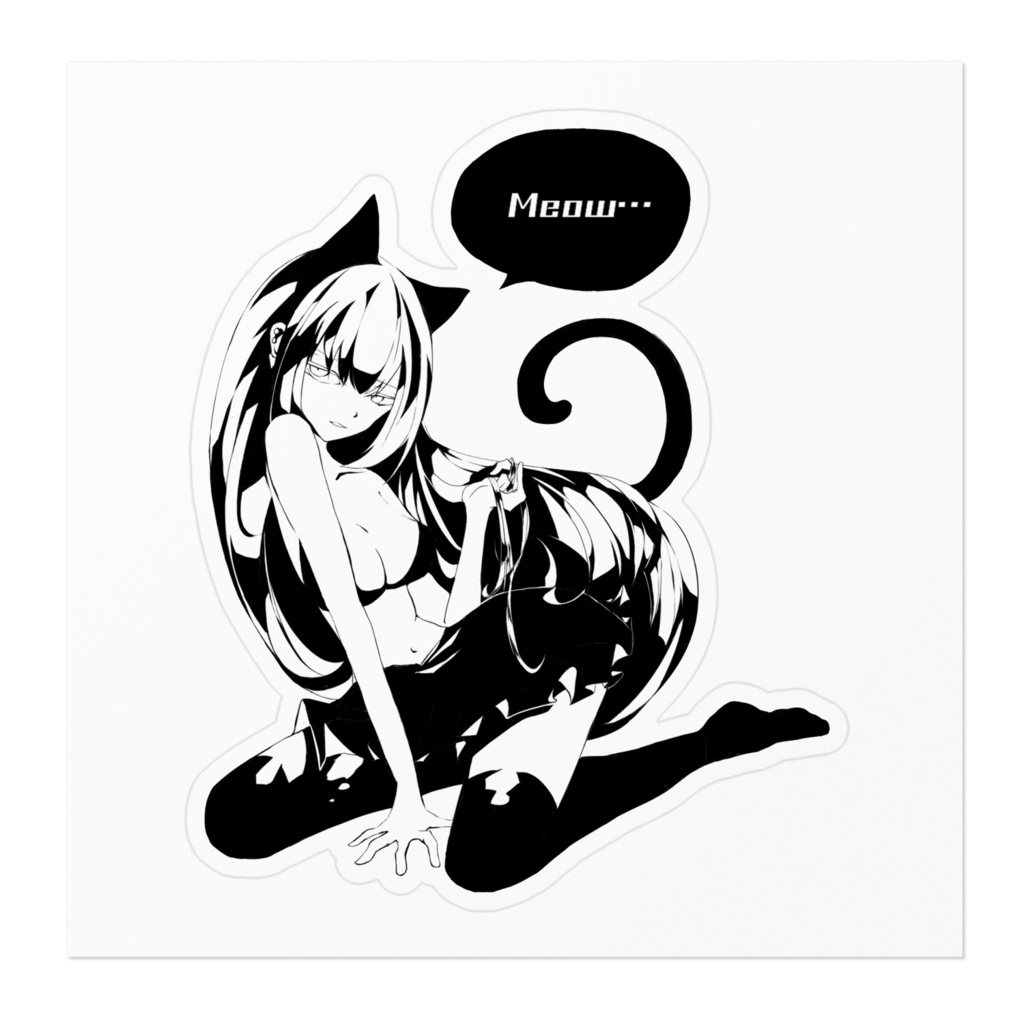 猫姫 ステッカー