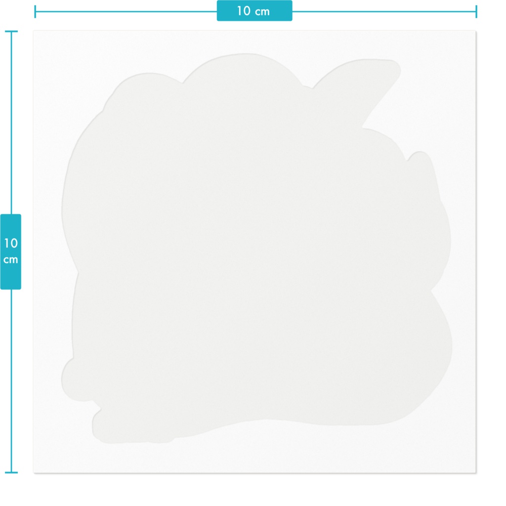 夏ガール オリジナルステッカー 白