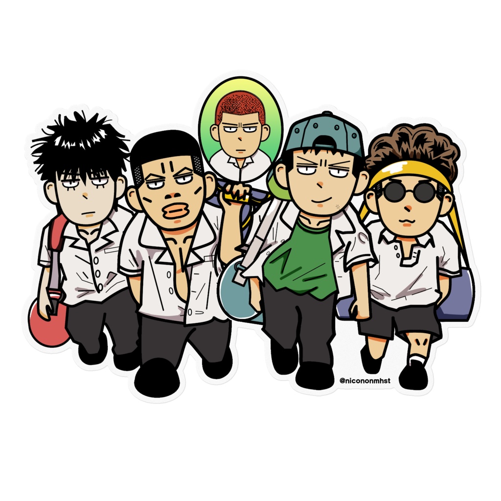 湘北 夏合宿 ステッカー
