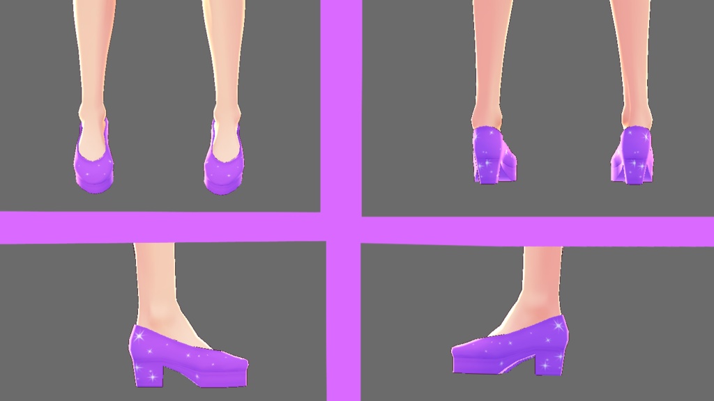 Simple stargazing shoes