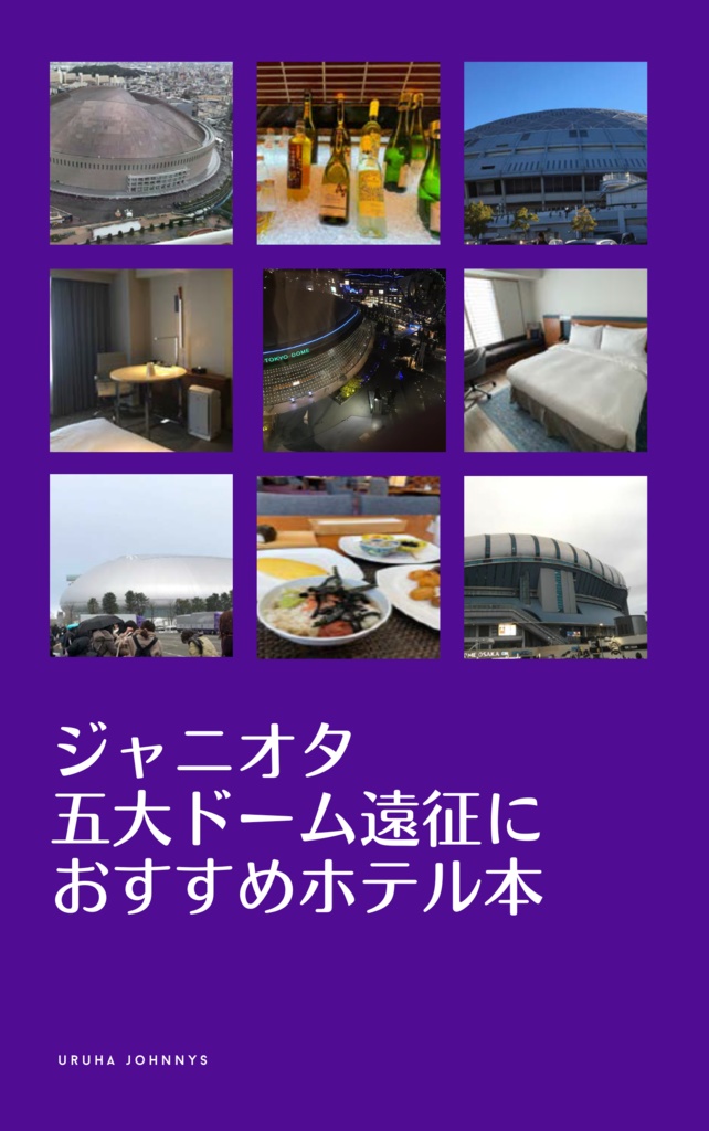 ジャニオタ五大ドーム遠征おすすめホテル本