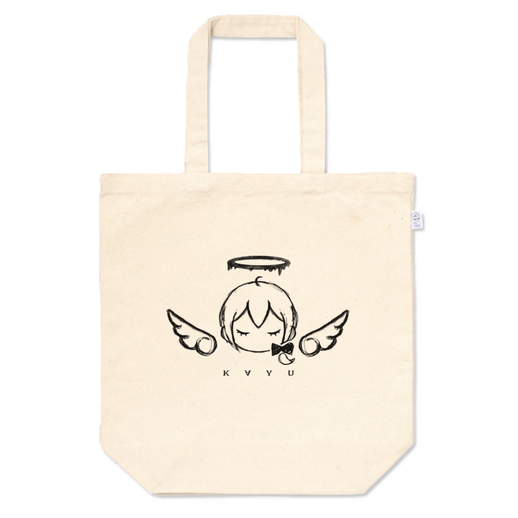 天使と一緒トートバッグ