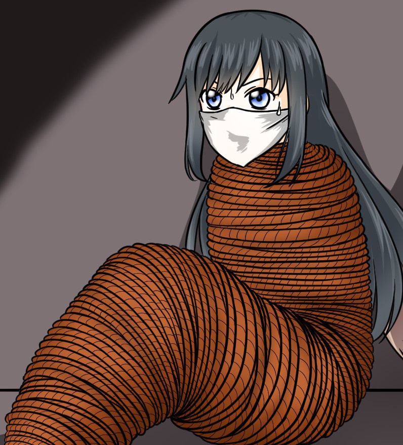 リクエスト絵 艦コレの朝潮と荒潮の拘束絵