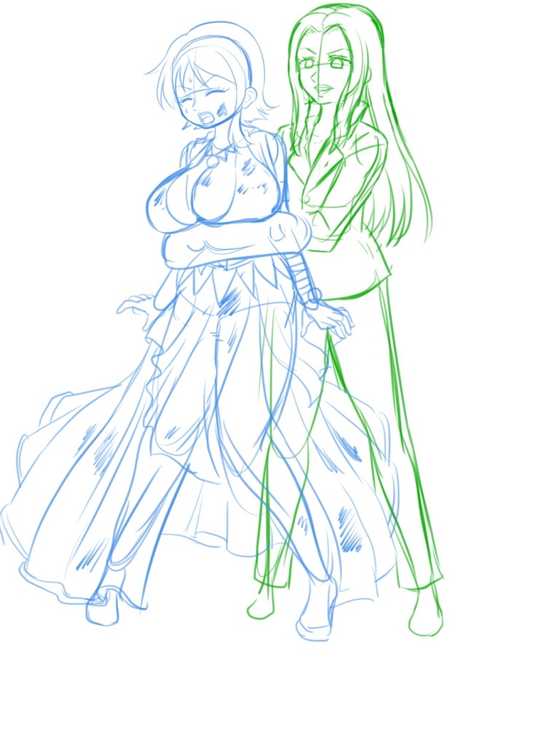 リクエスト絵 鉄拘束されるナミ 差分