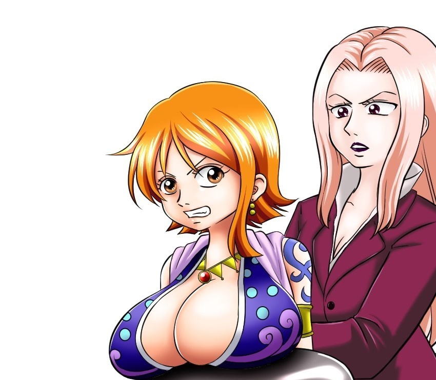 リクエスト絵 鉄拘束されるナミ 差分