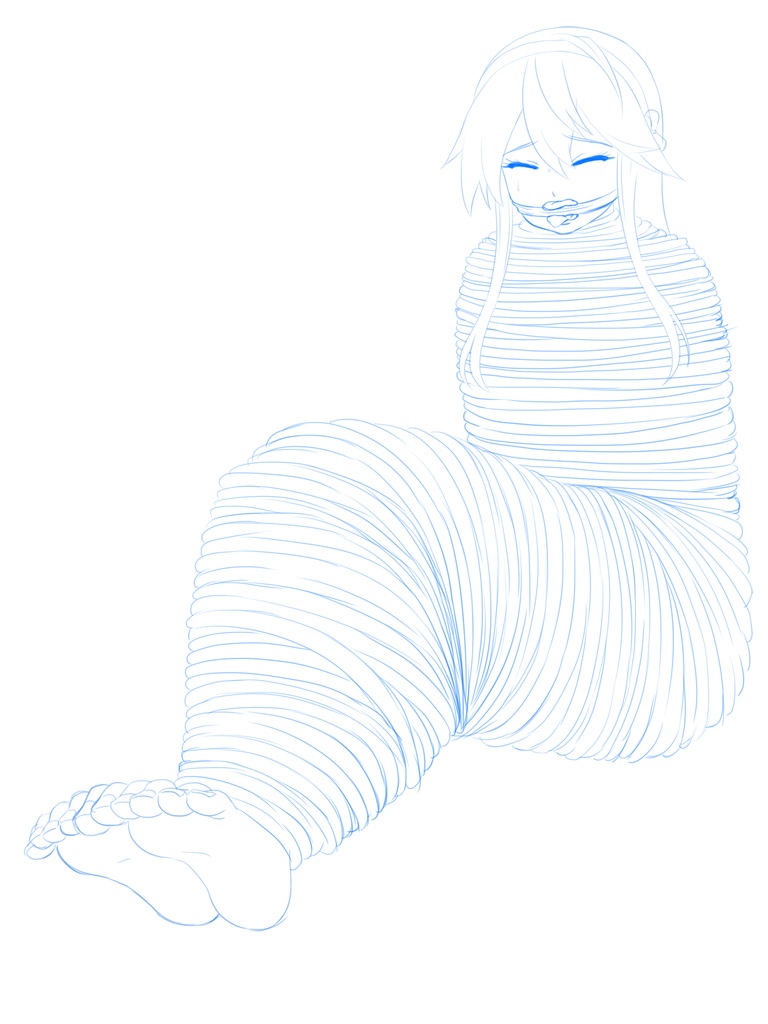 リクエスト絵 拘束された艦これの榛名