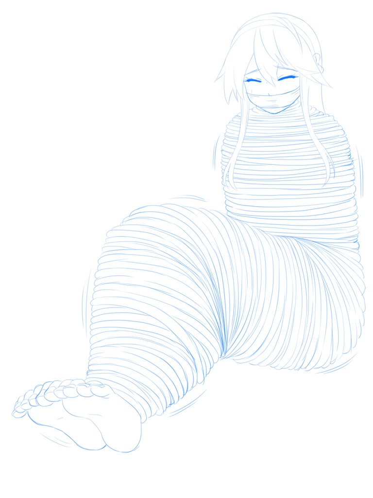 リクエスト絵 拘束された艦これの榛名