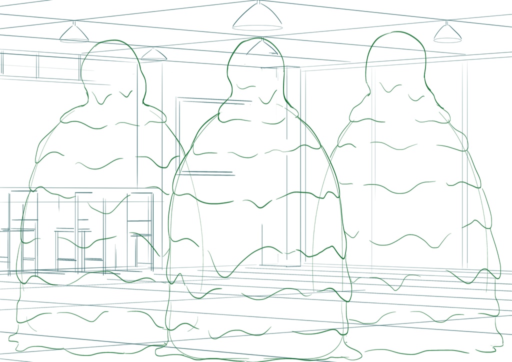 リクエストイラスト マミフィケーション・蝋固め・拘束など