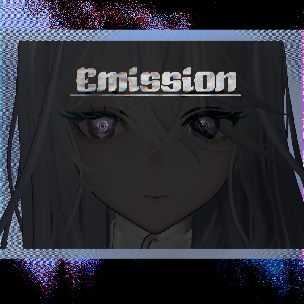 【複数アバター対応】Cyber dive eye texture+emission