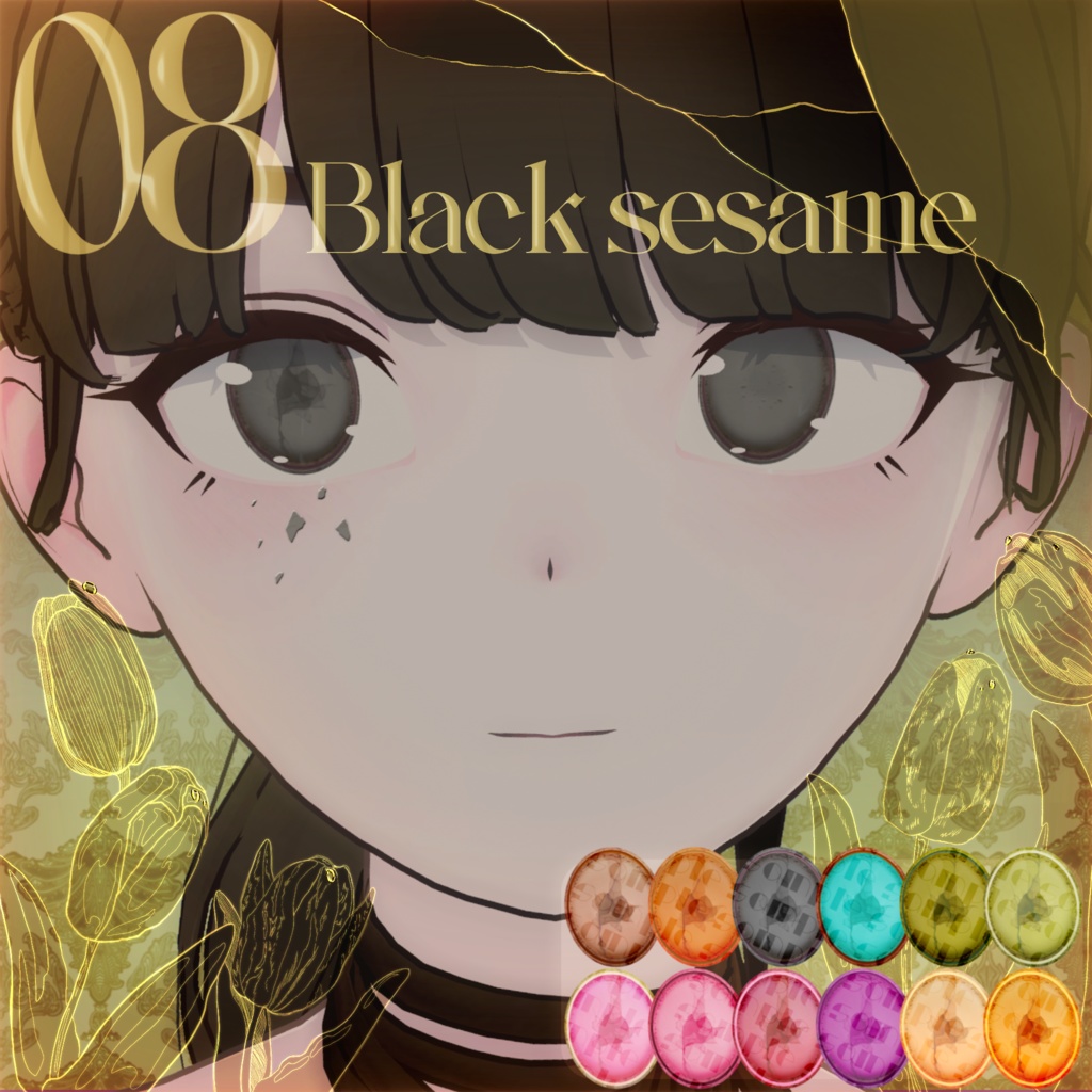 【Lapwing】Cracked macarons eye texture