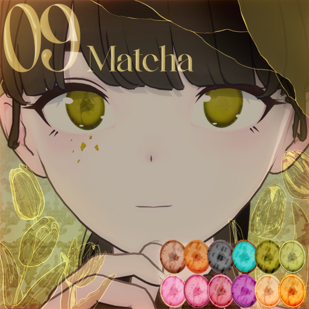 【Lapwing】Cracked macarons eye texture &face texture