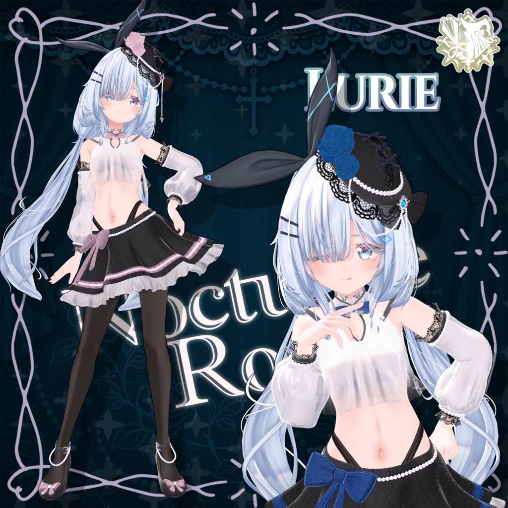 🌹Nocturne Rose【14アバター対応＋ルリエ対応】
