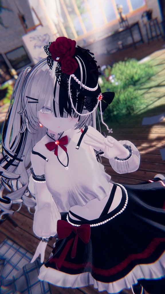 Nocturne Rose|透け感マテリアル追加🌹【14アバター対応】